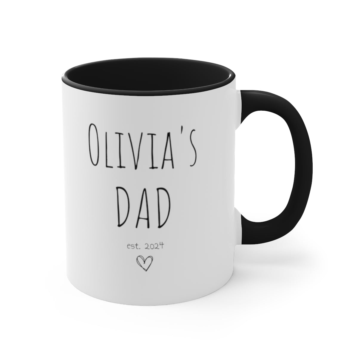First Time Fathers Day Gift, New Dad Mug First Fathers Day Gifts for Dad Daddy Mug, Personalized Dad Gift Ideas, Daddy Coffee Cup