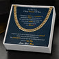 To My Son | Cuban Link Chain