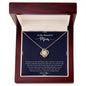 To My Beautiful Mom | Love Knot Necklace