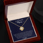 To My Beautiful Mom | Love Knot Necklace