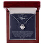To My Beautiful Mom | Love Knot Necklace
