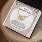 To My Beautiful Wife | Interlocking Hearts necklace