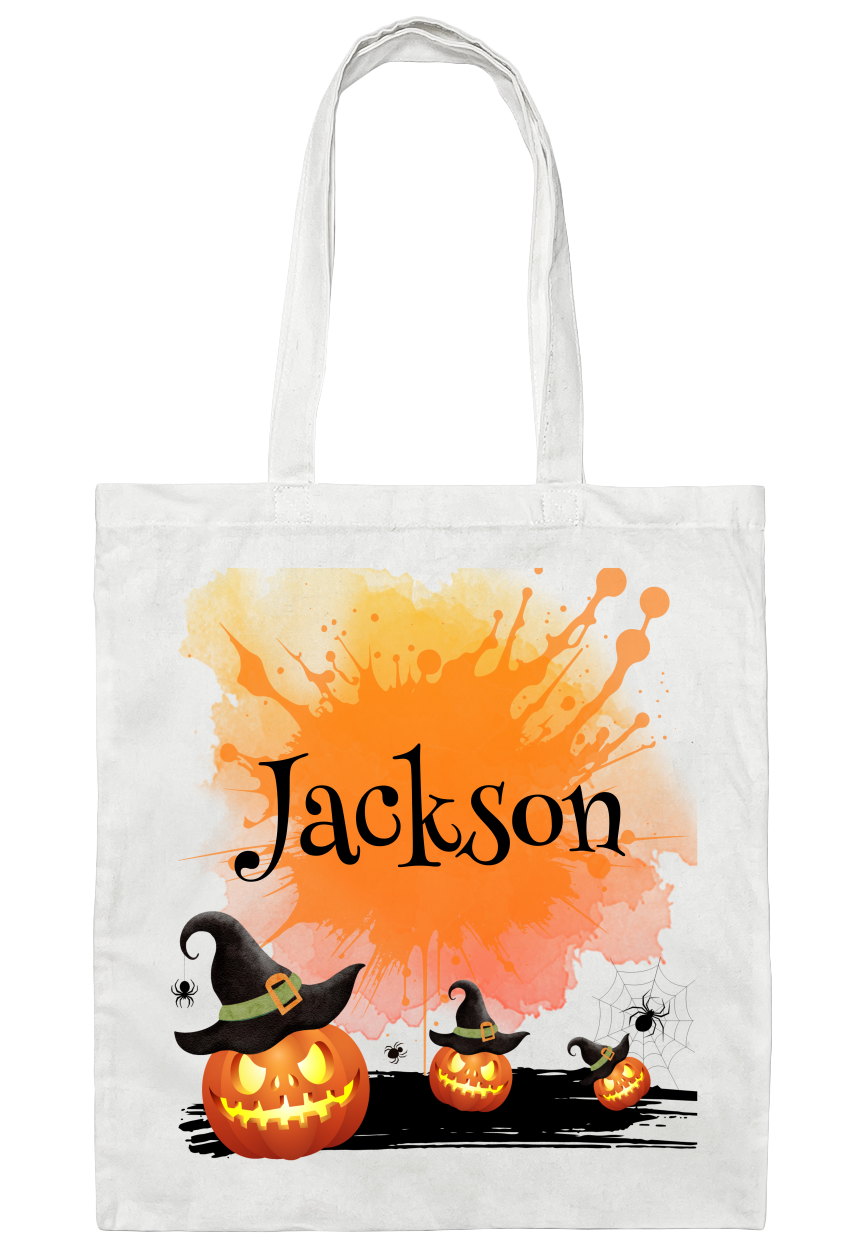 Personalized Halloween Tote Bag